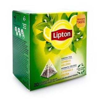 Lipton Grüner Tee Zitrone & Melisse, 20er Pack
