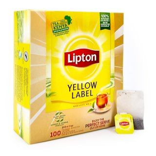 Lipton Yellow Label Flavoured Black Tea, Pack of 100