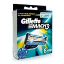 Gillette Mach 3 Rasierklingen, 8er Pack