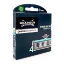Wilkinson Quattro Essential 4 Precision Sensitive Rasierklingen, 8er Pack