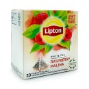 Lipton Weißer Tee Himbeertraum, 20er Pack