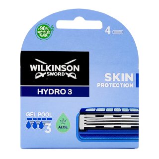 Wilkinson Hydro 3 Skin Protection Rasierklingen, 4er Pack