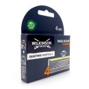 Wilkinson Quattro Titanium Precision razor blades, pack of 4