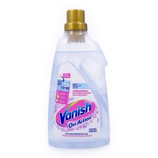 Vanish Oxi Action Fleckenentferner Wäschebooster Powerweiss ohne Chlor Gel, 1500 ml