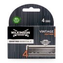 Wilkinson Quattro Essential 4 Vintage Edition Rasierklingen, 4er Pack