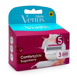 Gillette Venus Comfortglide Sugarberry Rasierklingen, 3er Pack