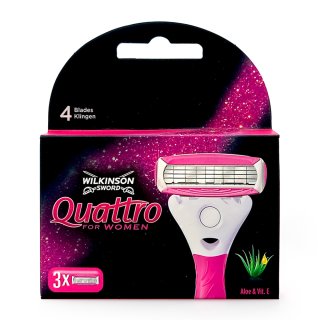 Wilkinson Quattro for Women razor blades, pack of 3