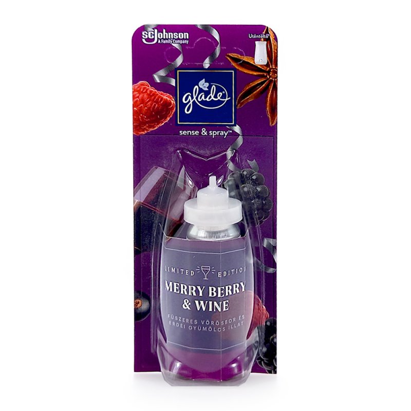 Glade sense & spray refill Merry Berry & Wine, 18 ml