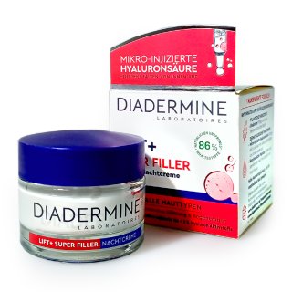 Diadermine Lift+ Super Filler Anti-Age Cream Night, 50 ml