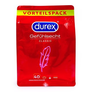 Durex Condoms Sensitive Classic, pack of 40
