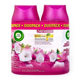 Air Wick Freshmatic Smooth Satin & Moon Lily duo pack, 2x 250 ml