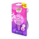 Wilkinson Xtreme 3 Comfort Cherry Blossom disposable razor, pack of 8