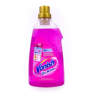 Vanish Oxi Action Fleckenentferner Wäschebooster Pink ohne Chlor Gel, 1500 ml