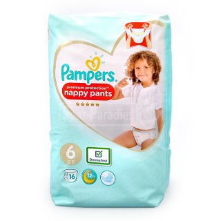 Pampers Premium Protection Pants size 6, pack of 16