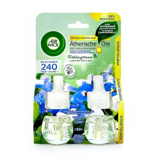 Air Wick plug-in refill Violets and Spring Freshness duo pack, 2x 19 ml