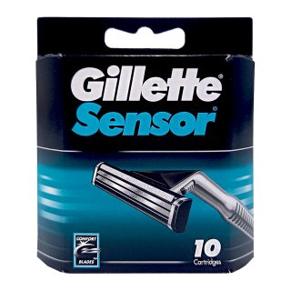 Gillette Sensor razor blades, pack of 10